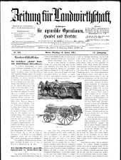 Zeitung für Landwirtschaft