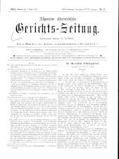 Allgemeine Österreichische Gerichtszeitung