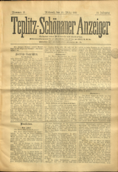 Teplitz-Schönauer Anzeiger