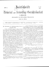 Zeitschrift für Notariat und freiwillige Gerichtsbarkeit in Österreich