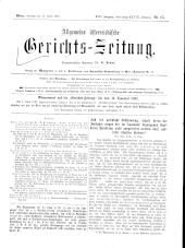 Allgemeine Österreichische Gerichtszeitung