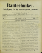 Der Bautechniker