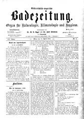 Österreichische Badezeitung