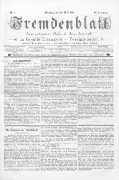 Fremdenblatt - Organ für die böhmischen Kurorte