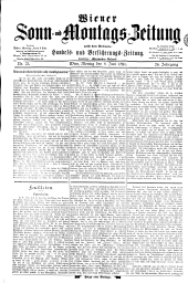 Wiener Sonn- und Montags-Zeitung