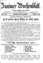 Znaimer Wochenblatt