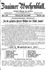 Znaimer Wochenblatt