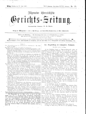 Allgemeine Österreichische Gerichtszeitung