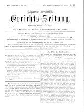 Allgemeine Österreichische Gerichtszeitung