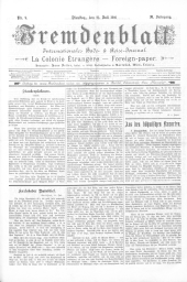 Fremdenblatt - Organ für die böhmischen Kurorte