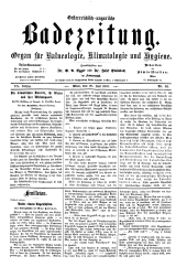 Österreichische Badezeitung