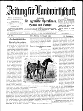 Zeitung für Landwirtschaft