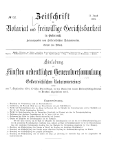 Zeitschrift für Notariat und freiwillige Gerichtsbarkeit in Österreich