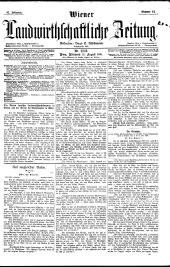 Wiener Landwirtschaftliche Zeitung