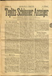 Teplitz-Schönauer Anzeiger