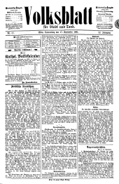 Volksblatt für Stadt und Land