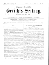 Allgemeine Österreichische Gerichtszeitung