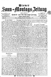 Wiener Sonn- und Montags-Zeitung