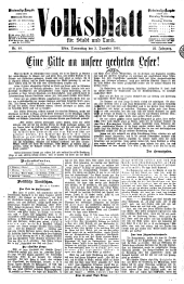 Volksblatt für Stadt und Land