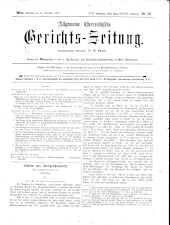 Allgemeine Österreichische Gerichtszeitung