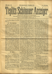 Teplitz-Schönauer Anzeiger