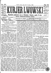 Kuryer Lwowski (Lemberger Courier)