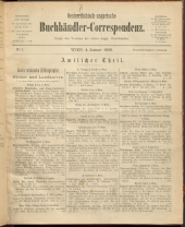 Oesterreichische Buchhändler-Correspondenz