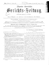 Allgemeine Österreichische Gerichtszeitung