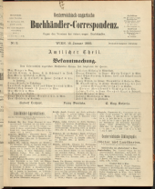 Oesterreichische Buchhändler-Correspondenz