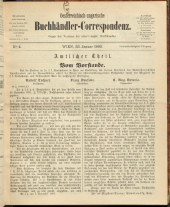 Oesterreichische Buchhändler-Correspondenz