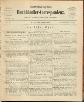 Oesterreichische Buchhändler-Correspondenz