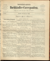 Oesterreichische Buchhändler-Correspondenz