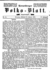 Vorarlberger Volksblatt