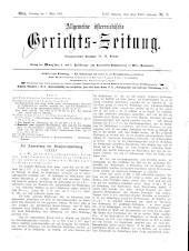 Allgemeine Österreichische Gerichtszeitung