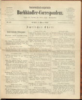 Oesterreichische Buchhändler-Correspondenz