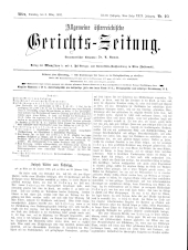 Allgemeine Österreichische Gerichtszeitung