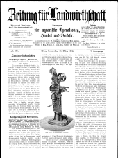 Zeitung für Landwirtschaft