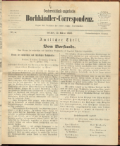 Oesterreichische Buchhändler-Correspondenz