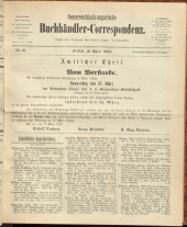 Oesterreichische Buchhändler-Correspondenz