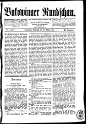 Bukowinaer Rundschau