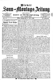 Wiener Sonn- und Montags-Zeitung