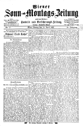 Wiener Sonn- und Montags-Zeitung