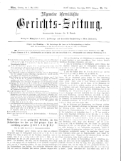 Allgemeine Österreichische Gerichtszeitung