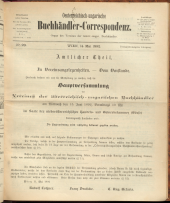 Oesterreichische Buchhändler-Correspondenz