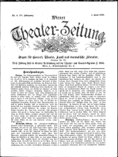 Wiener Theaterzeitung