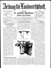 Zeitung für Landwirtschaft