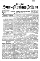 Wiener Sonn- und Montags-Zeitung