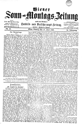 Wiener Sonn- und Montags-Zeitung