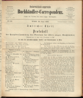 Oesterreichische Buchhändler-Correspondenz