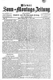 Wiener Sonn- und Montags-Zeitung